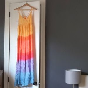 Anthropologie long Maxi sundress NWT Large